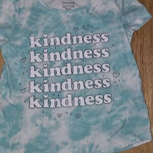 Jumping Beans Aqua Tie-Dye Kindness Tee
